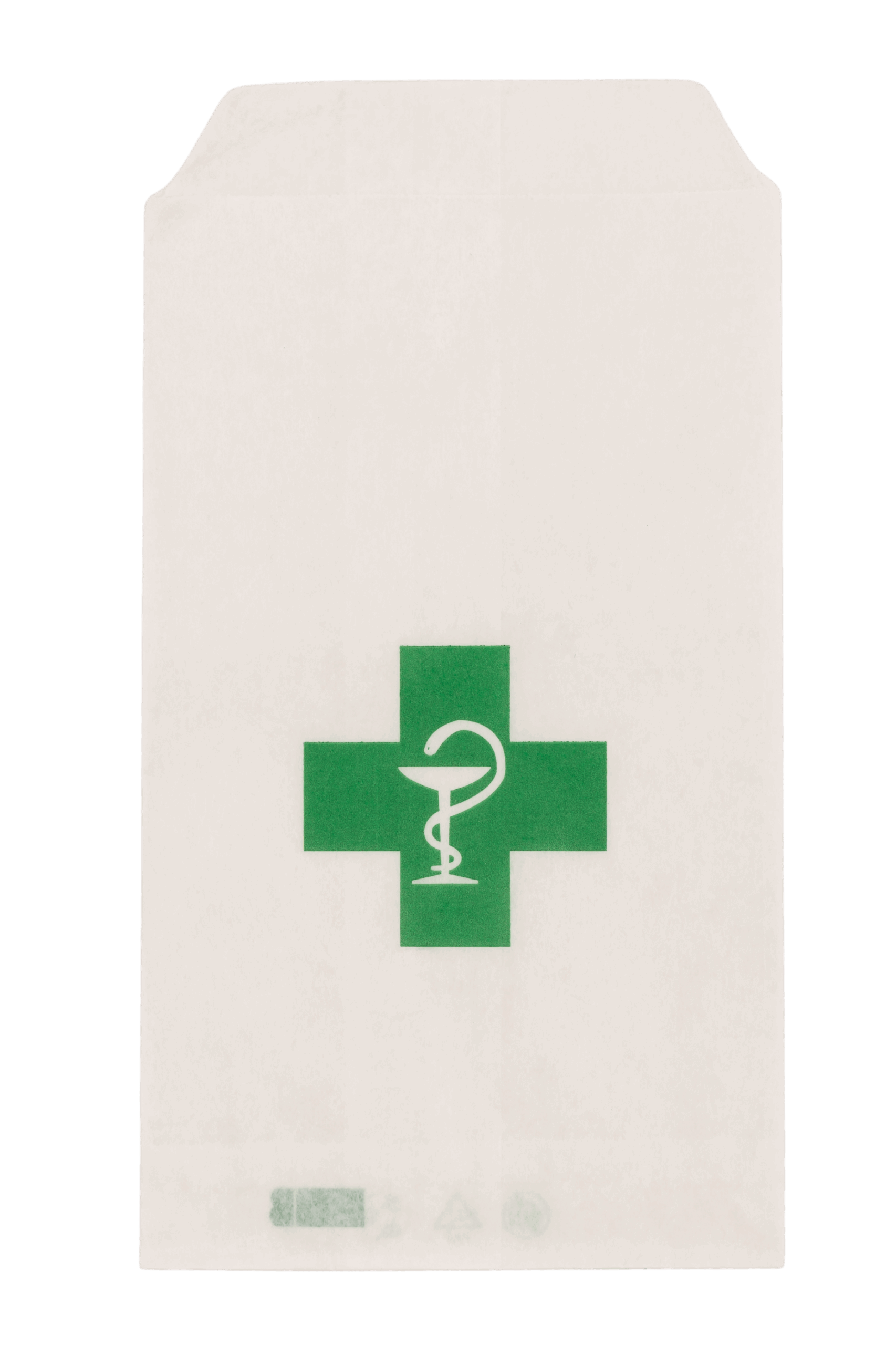 Punga de farmacie din hartie 8,5 cm x 15 cm, 100 bucati / set